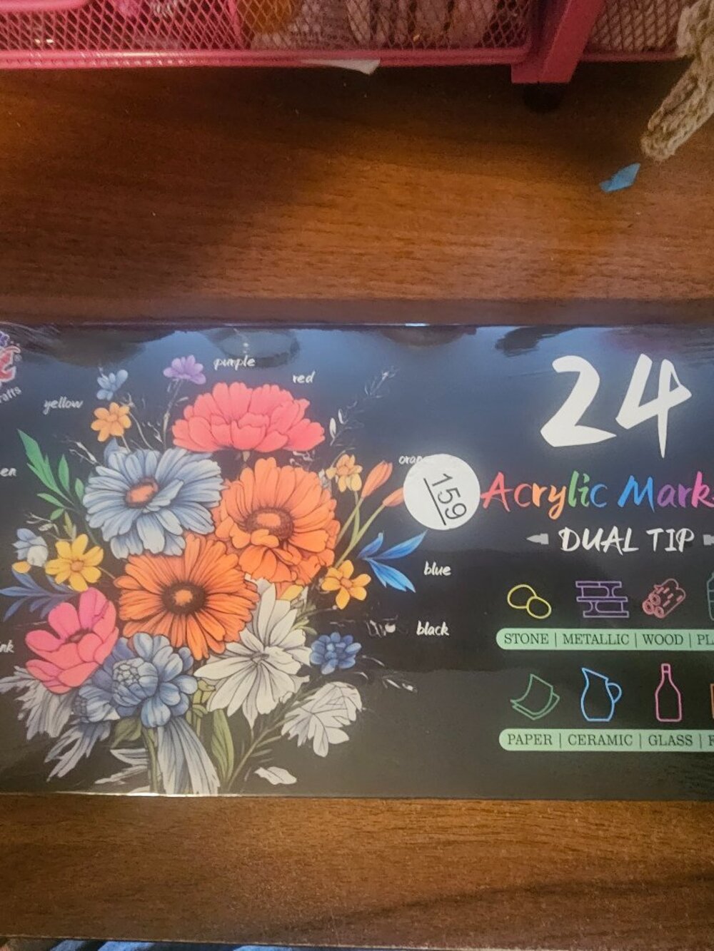 Acrylic Paint Markers-TBC The Best Crafts 24 Colors Dual Tip